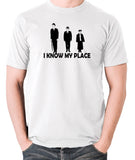 The Frost Report - I Look Down on Him, I Know My Place - Men's T Shirt - white