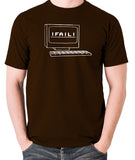 IT Crowd - Fail - Men's T Shirt - chocolate