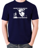 IT Crowd - Moss, I Came Here To Drink Milk And Kick Ass - Men's T Shirt - navy