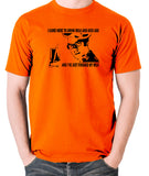IT Crowd - Moss, I Came Here To Drink Milk And Kick Ass - Men's T Shirt - orange