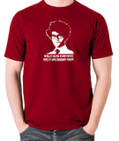 IT Crowd - Moss, Would I Blow Everyone's Mind If I Ate Dessert First? - Men's T Shirt - brick red