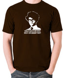 IT Crowd - Moss, Would I Blow Everyone's Mind If I Ate Dessert First? - Men's T Shirt - chocolate