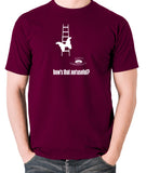 IT Crowd - Moth Ladder How Is That Not Useful? - Men's T Shirt - burgundy