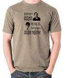 IT Crowd - We Don't Need No Education - Men's T Shirt - khaki