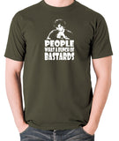 IT Crowd - Roy, People What A Bunch Of Bastards - Men's T Shirt - olive