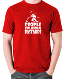 IT Crowd - Roy, People What A Bunch Of Bastards - Men's T Shirt - red