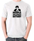 IT Crowd - Roy, People What A Bunch Of Bastards - Men's T Shirt - white