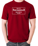The Matrix - The Nebuchadnezzar Plate - Men's T Shirt - brick red