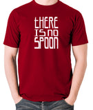 The Matrix - There Is No Spoon - Men's T Shirt - brick red