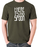 The Matrix - There Is No Spoon - Men's T Shirt - olive