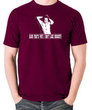 The Mighty Boosh - Bob Fossil, And That's Why I Don't Like Cricket - Men's T Shirt - burgundy