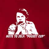 The Mighty Boosh - Bob Fossil Note To Self, Pocket Cup - Men's T Shirt