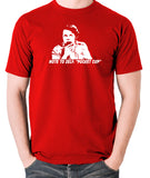 The Mighty Boosh - Bob Fossil Note To Self, Pocket Cup - Men's T Shirt - red