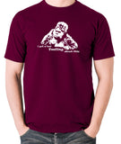 The Mighty Boosh - Bollo, I Got a Bad Feeling About This - Men's T Shirt - burgundy