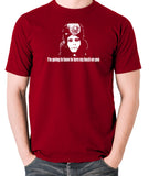 The Mighty Boosh - Naboo, I'm Going To Have To Turn My Back On You - Men's T Shirt - brick red