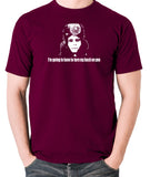 The Mighty Boosh - Naboo, I'm Going To Have To Turn My Back On You - Men's T Shirt - burgundy
