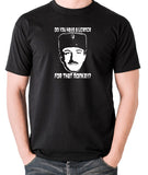 The Pink Panther - Inspector Clouseau, Do You Have A Licence For That Monkey - Men's T Shirt - black
