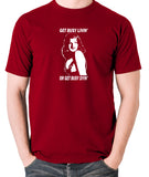 The Shawshank Redemption - Get Busy Livin' Or Get Busy Dyin' - Men's T Shirt - brick red