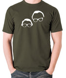 The Two Ronnies - It's Goodnight From Me And It's Goodnight From Him - Men's T Shirt - olive