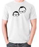 The Two Ronnies - It's Goodnight From Me And It's Goodnight From Him - Men's T Shirt - white