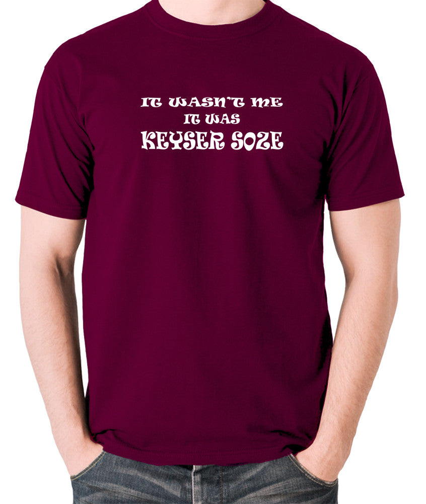 Usual Suspects T Shirt Wasn t Me It Was Keyser Soze Revolution Ape