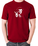 The Young Ones - Rick, Peace - Men's T Shirt - brick red