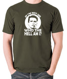 Total Recall - Quaid, If I'm not Me Who the Hell am I - Men's T Shirt - olive