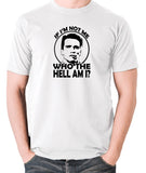 Total Recall - Quaid, If I'm not Me Who the Hell am I - Men's T Shirt - white