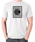 Total Recall - Federal Colonies Badge - Mens T Shirt - white