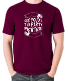 Total Recall - See You at the Party Richter - Men's T Shirt - burgundy