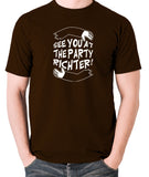 Total Recall - See You at the Party Richter - Men's T Shirt - chocolate