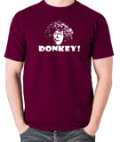 The Smell of Reeves and Mortimer - Uncle Peter, Donkey - Men's T Shirt - burgundy