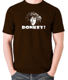 The Smell of Reeves and Mortimer - Uncle Peter, Donkey - Men's T Shirt - chocolate