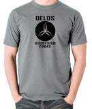 Westworld - Delos,  The Vacation Of The Future Today - Men's T Shirt - grey