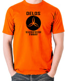 Westworld - Delos,  The Vacation Of The Future Today - Men's T Shirt - orange