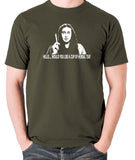 The Young Ones Herbal Tea T Shirt olive