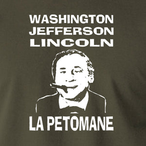 Blazing Saddles Inspired T Shirt - Washington, Jefferson, Lincoln, La Petomane