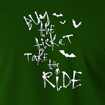 Fear And Loathing In Las Vegas Inspired T Shirt - Buy The Ticket Take The Ride
