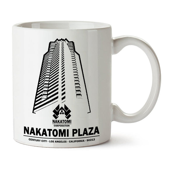 Die Hard Inspired Mug - Nakatomi Plaza Century City Los Angeles California 90213