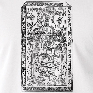 Ancient Mayan T Shirt - Pakal Sarcophagus