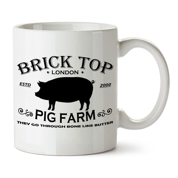 Snatch Inspired Mug - Brick Top Pig Farm