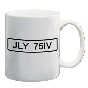 Life On Mars, Ashes To Ashes Inspired Mug - Gene's Number Plate
