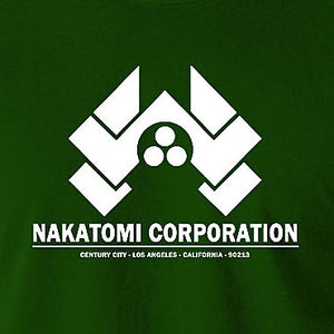 Die Hard Inspired T Shirt - Nakatomi Corporation Century City Los Angeles California 90213