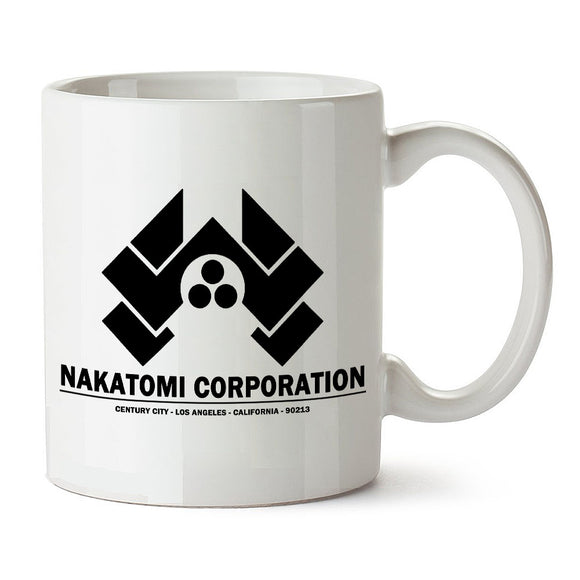 Die Hard Inspired Mug - Nakatomi Corporation Century City Los Angeles California 90213