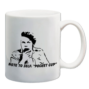 The Mighty Boosh Inspired Mug - Note To Self, Pocket Cup