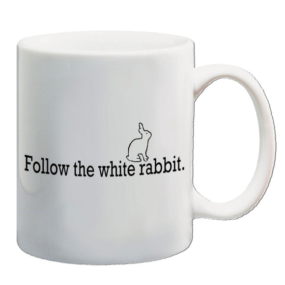 The Matrix Inspired Mug - Follow The White Rabbit