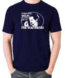 Reservoir Dogs - Mr Pink, The Worlds Smallest Violin Playing Just for the Waitresses - Men's T Shirt - navy