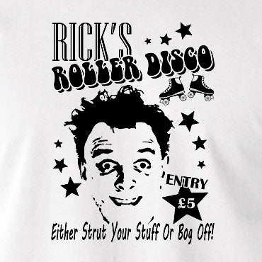 The Young Ones Inspired T Shirt - Rick's Roller Disco