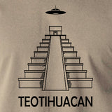 Ancient Mesoamerican T Shirt - Teotihuacan, Pyramid Of The Sun
